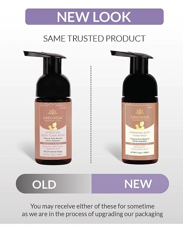 AreoVeda Hydrating Body Foam Wash For Moms