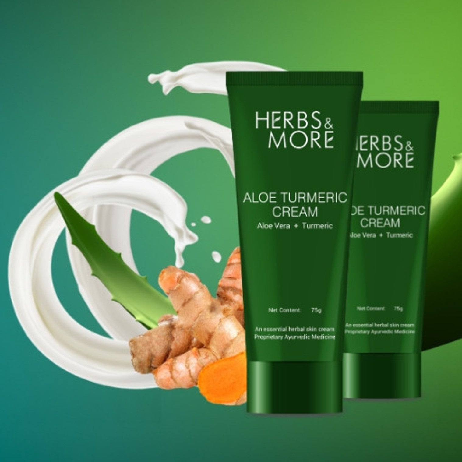 Herbs & More Aloe Turmeric Cream - Distacart