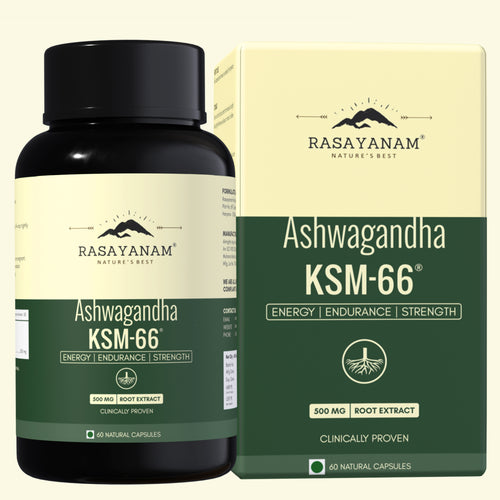 Rasayanam Ashwagandha KSM-66 Capsules - Distacart