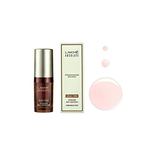 Lakme Absolute Ideal Tone Refinishing Night Concentrate, 15 ml