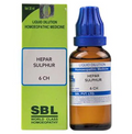 SBL Homeopathy Hepar Sulphur Dilution - Distacart