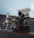 Horse Cart Brass Showpiece