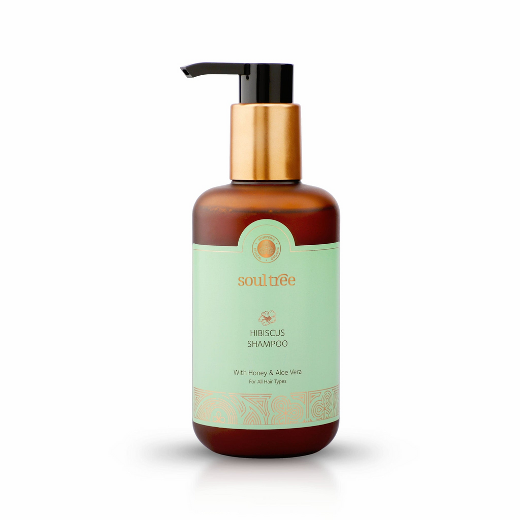 SoulTree Hibiscus Shampoo With Honey And Aloe Vera