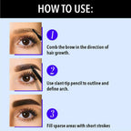 Blue Heaven Artisto Eyebrow Enhancer Pencil & Styler Ash Grey - Distacart