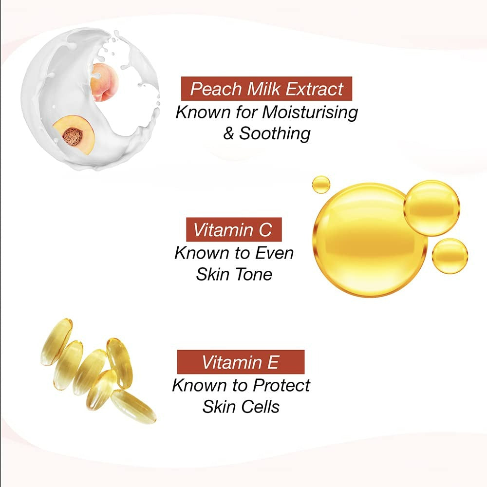 Lakme Peach Milk Intense Moisturizer Lotion - Distacart