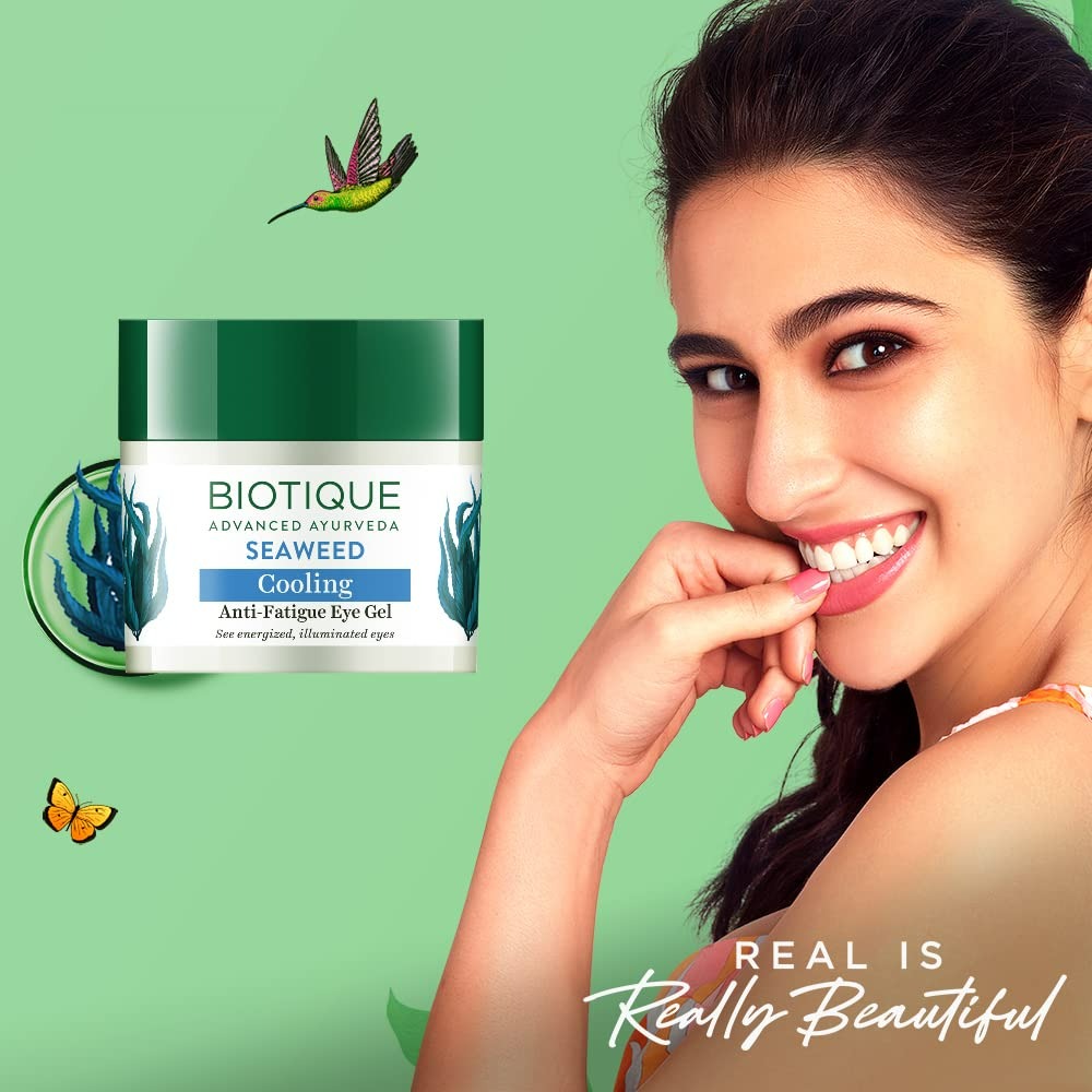 Biotique Bio Seaweed Revitalizing Anti Fatigue Eye Gel - Distacart