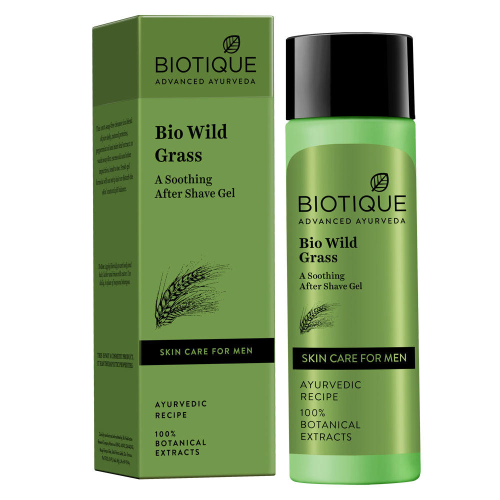 Biotique Bio Wild Grass A Soothing After Shave Gel For Men