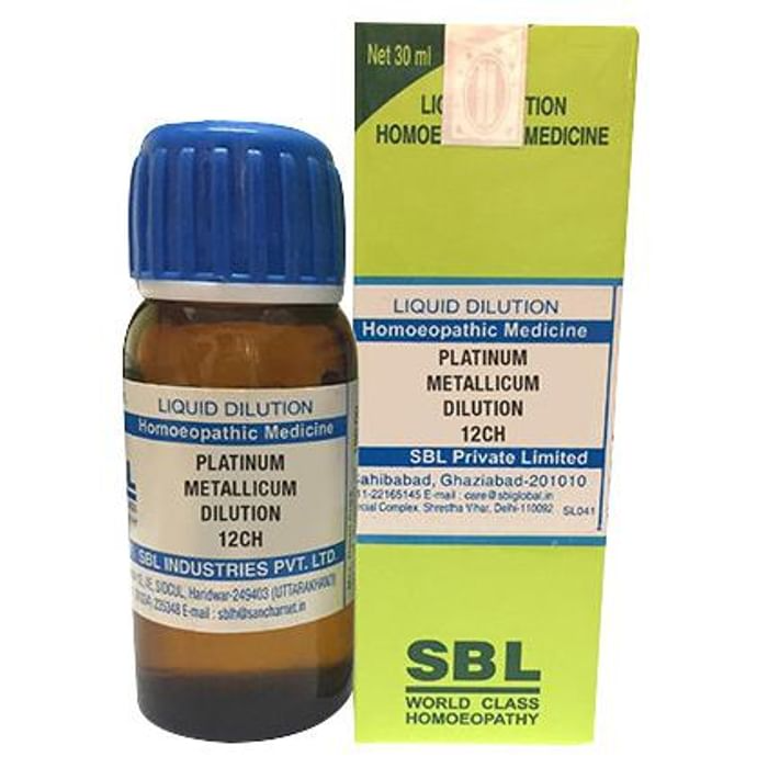 SBL Homeopathy Platinum Metallicum Dilution - Distacart