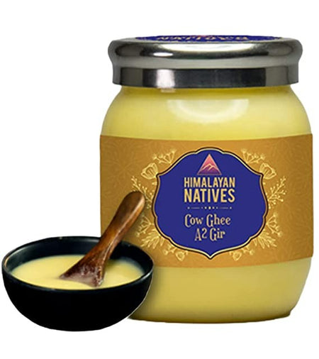 Himalayan Natives A2 Gir Cow Ghee | Homemade A2 Cow Desi Ghee | Traditional Charned Ghee