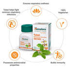 Himalaya Wellness Pure Herbs Tulasi Respiratory Wellness - 60 Tablets - Distacart