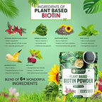 Himalayan Organics Plant Based Biotin 10000mcg Capsules - Distacart