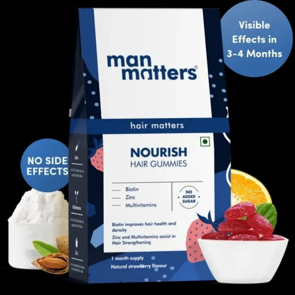 Man Matters Biotin Nourish Hair Gummies