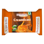 Patanjali Cream Feast Orange Biscuits (Pack of 10) - Distacart