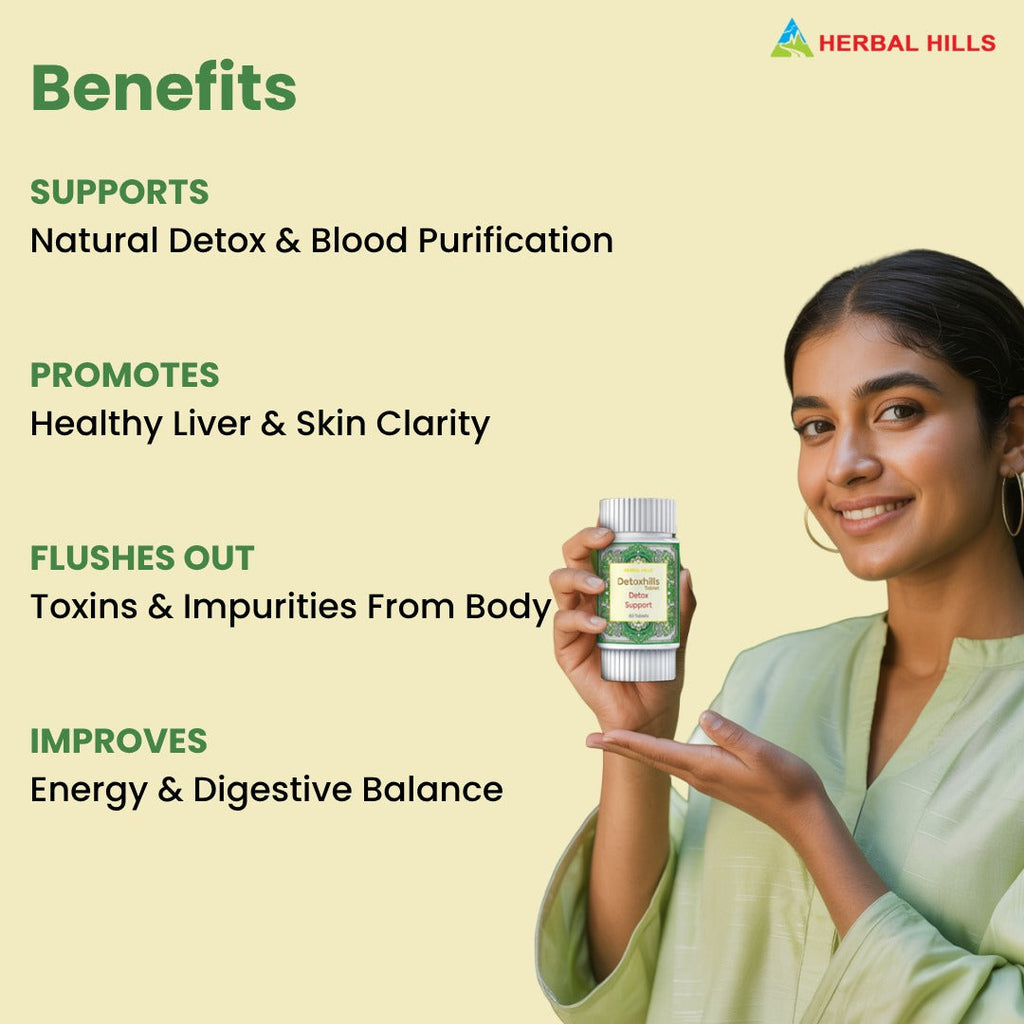 Herbal Hills Ayurveda Detox Hills Tablets - Distacart