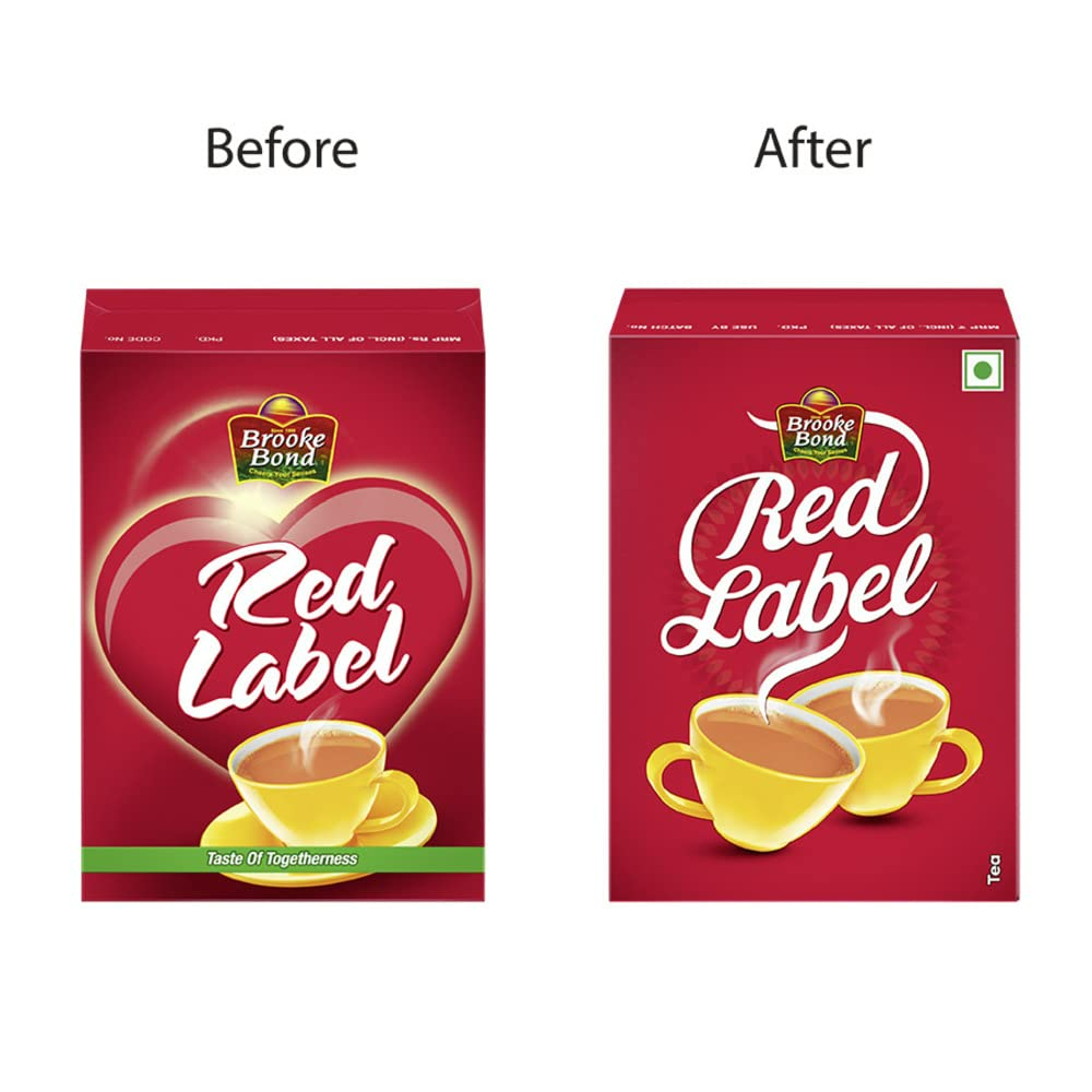 Brooke Bond Red Label Tea | Premium Powdered Strong Black Chai from the Best Choosen Leaves - Distacart