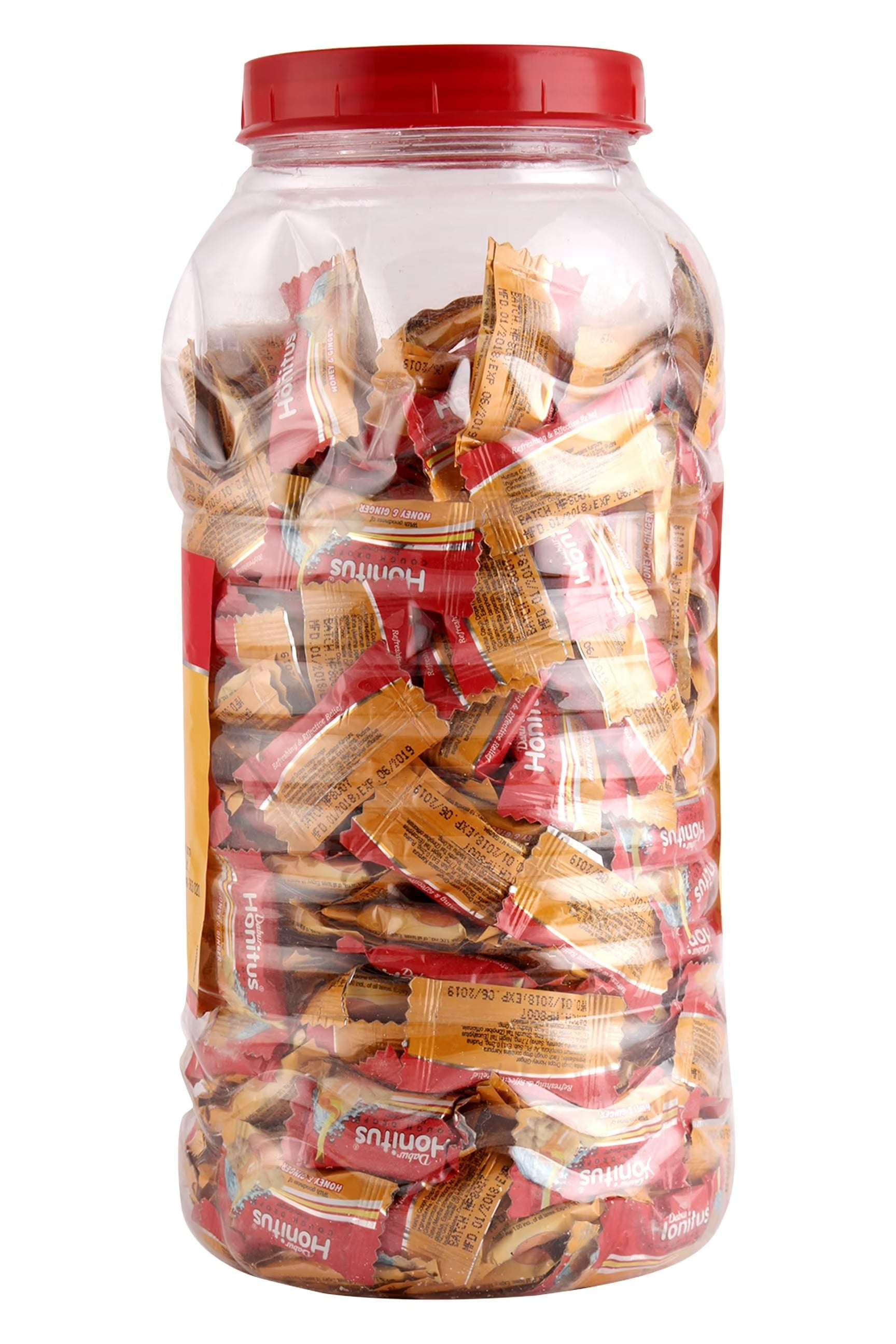 Dabur Honitus Lozenges Jar - 300 Count (Honey Ginger) - Distacart