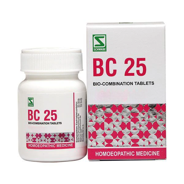 Dr. Willmar Schwabe India Bio-Combination 25 (BC 25) Tablet - Distacart