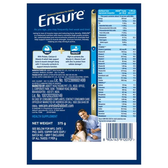Ensure Nutritional Powder Chocolate Flavour - Distacart