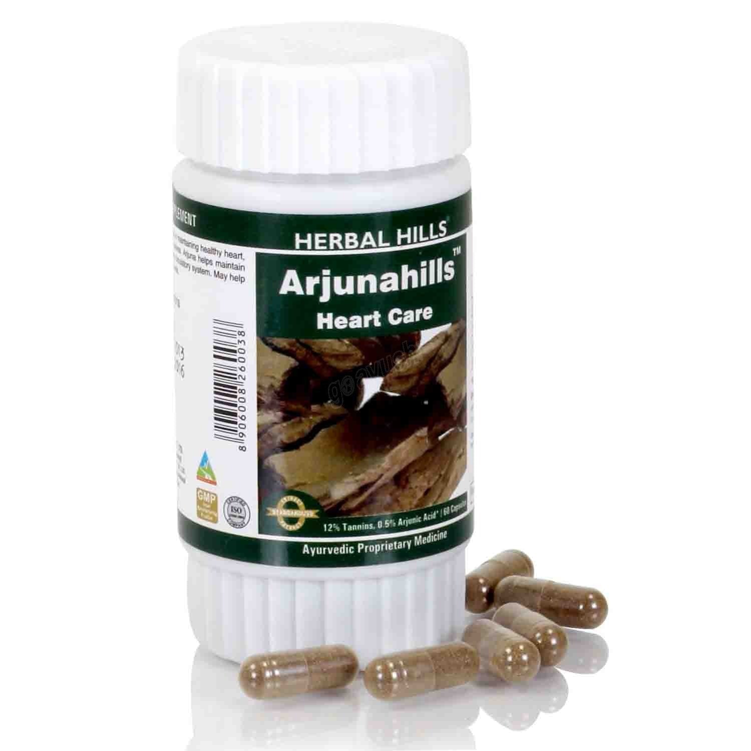 Herbal Hills Ayurveda Arjunahills Capsules