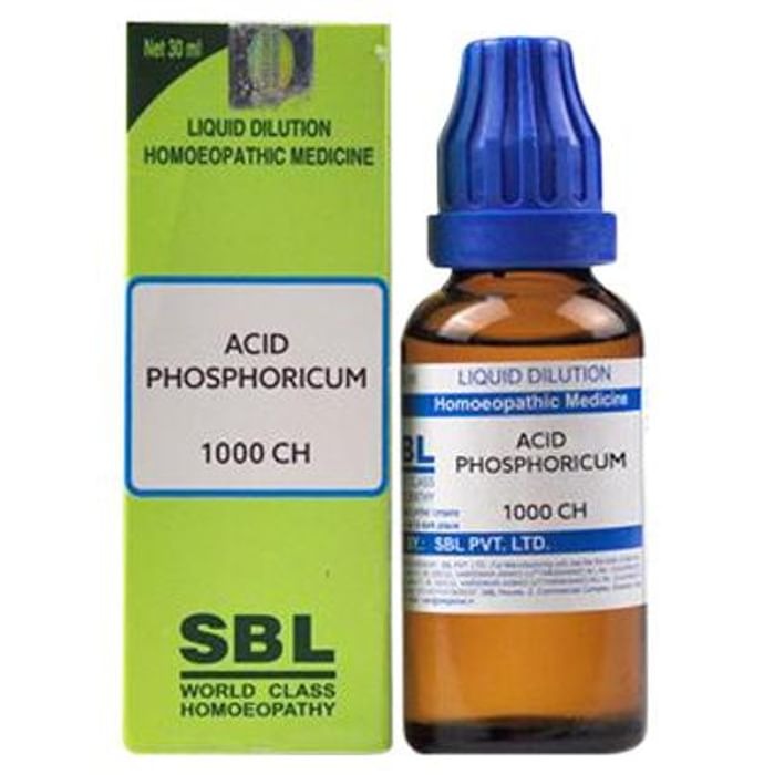 SBL Homeopathy Acid Phosphoricum Dilution - Distacart