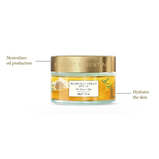 Forest Essentials Eladi Day Cream SPF 30 - Distacart