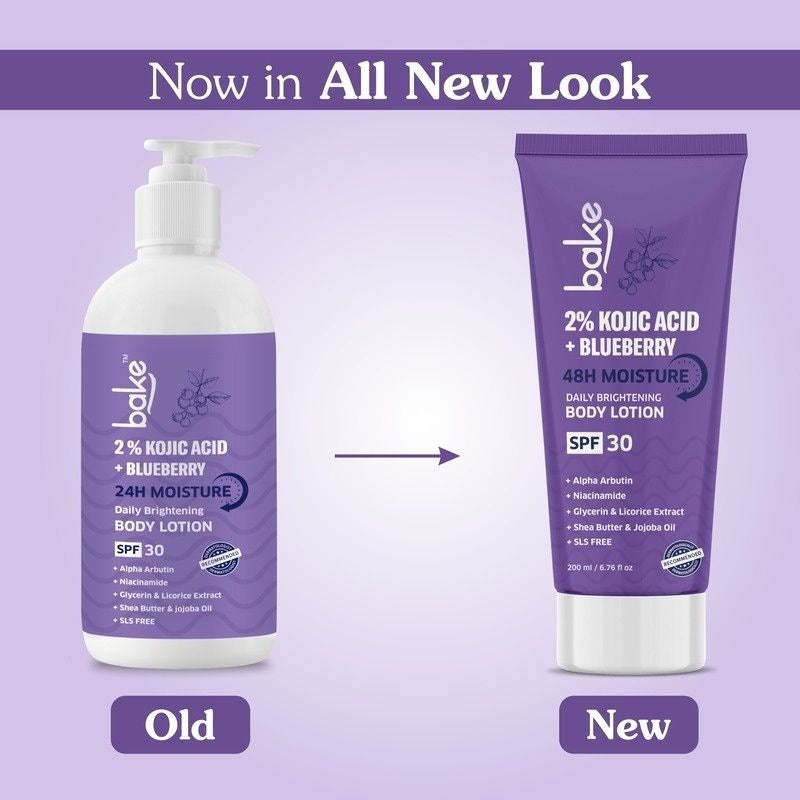 Bake 2% Kojic Acid Body Lotion SPF 30 - Distacart
