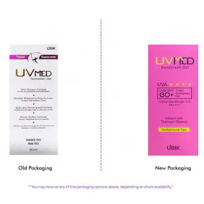 Uvmed Tinted Sunscreen Cream SPF 50 - Distacart