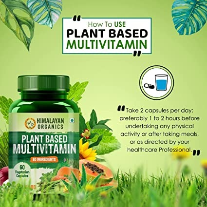 Himalayan Organics Plant Based Multivitamin Capsules - Distacart