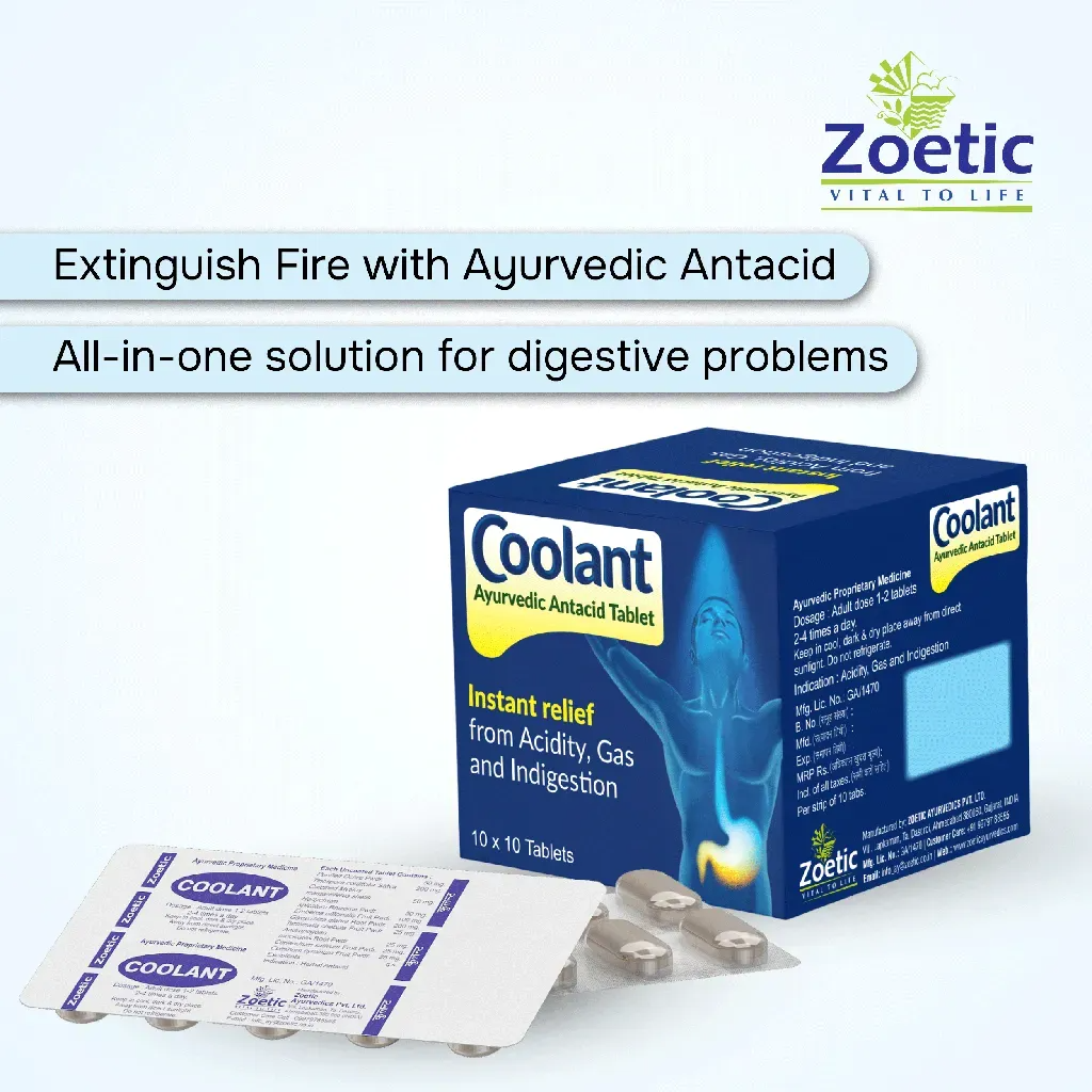 Zeotic Ayurveda Coolant Tablet - Distacart