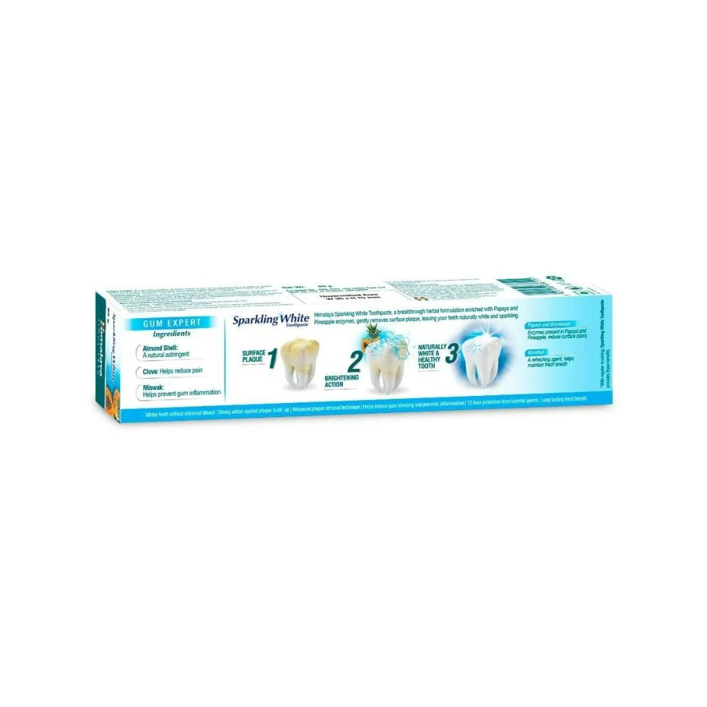 Himalaya Sparkling White Tooth Paste - Distacart