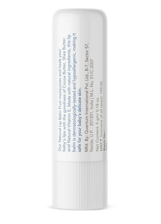 The Moms Co Natural Fruit Lip Balm