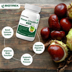 Biotrex Horse Chestnut 300Mg Veg Capsules - Distacart