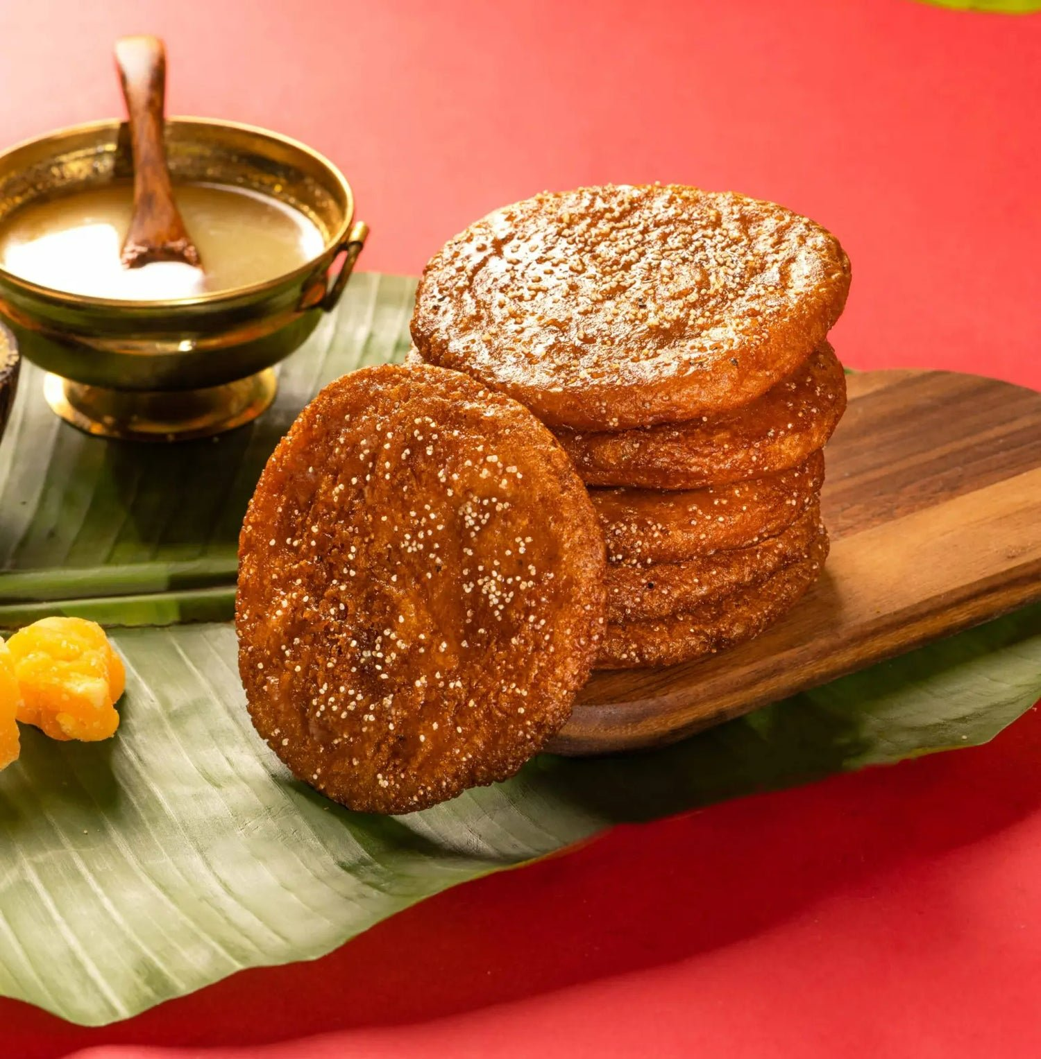 Pulla Reddy Soft Deep Fried Rice Flour Cake | Pulla Reddy Soft Ariselu Adhirasam Indian Sweet - Distacart