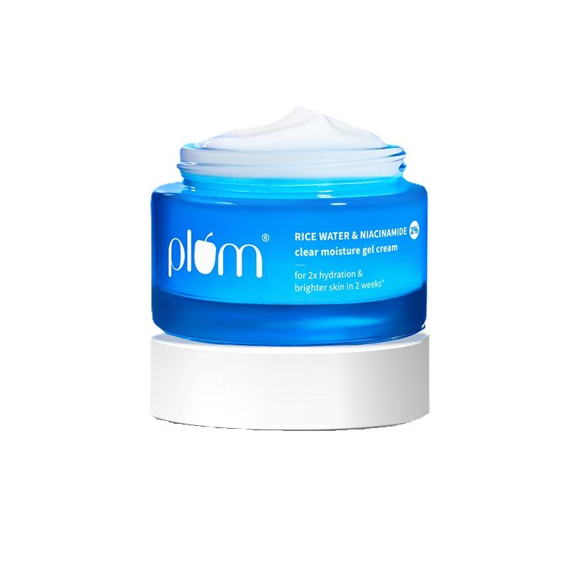 Plum 2% Niacinamide & Rice Water Daily Brightening Gel Cream - Distacart