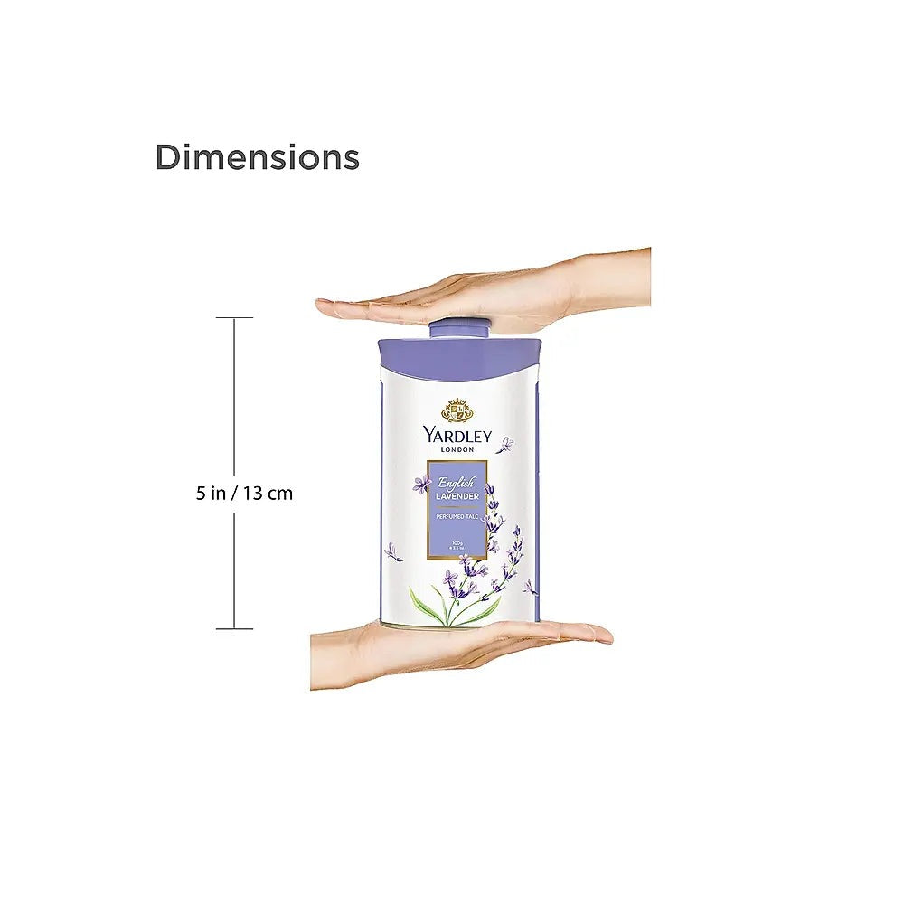 Yardley London English Lavender Perfumed Deodorizing Talc Talcum Powder - Distacart