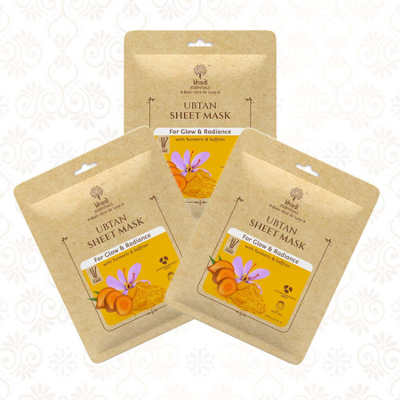 Khadi Essentials Ubtan Serum Sheet Mask
