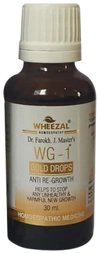 Wheezal Homeopathy WG-1 Gold Drops