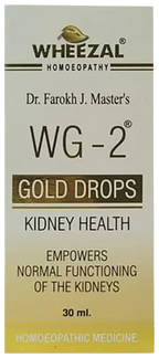 Wheezal Homeopathy WG-2 Gold Drops
