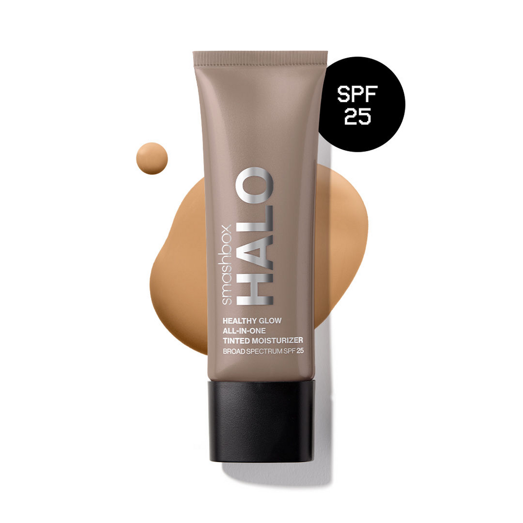 Smashbox Halo Healthy Glow All-In-One Tinted Moisturizer Foundation With SPF 25 (Skin Tint) - Light Medium - Distacart