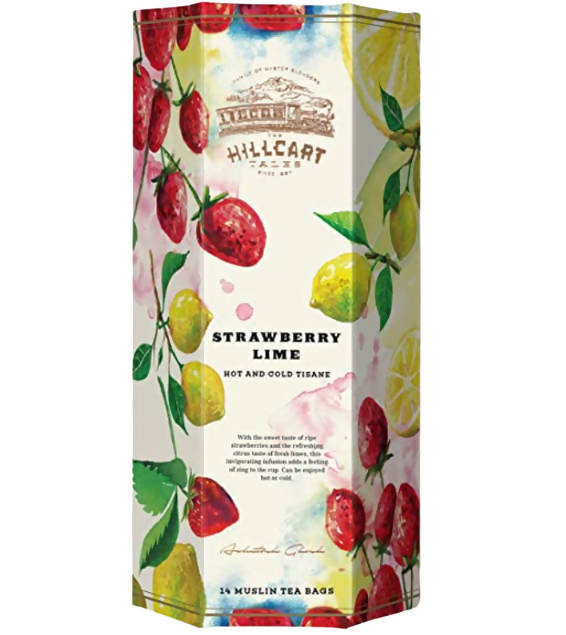 The Hillcart Tales Strawberry Lime Hot And Cold Tisane Tea Bags