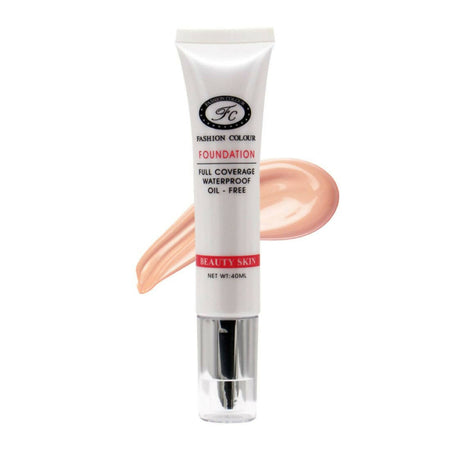 Fashion Colour Oil Free Full Coverage Waterproof Foundation-Shade 02