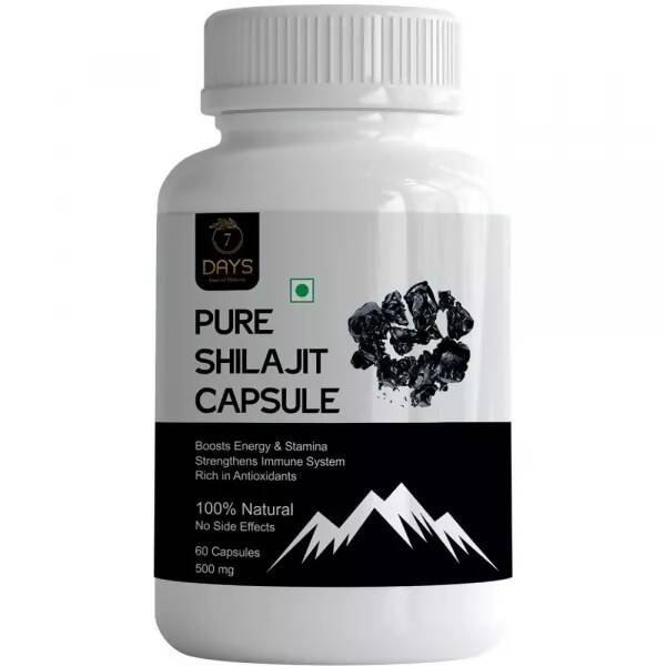 7 Days Pure Himalayan SJ Capsules 60 count bottle