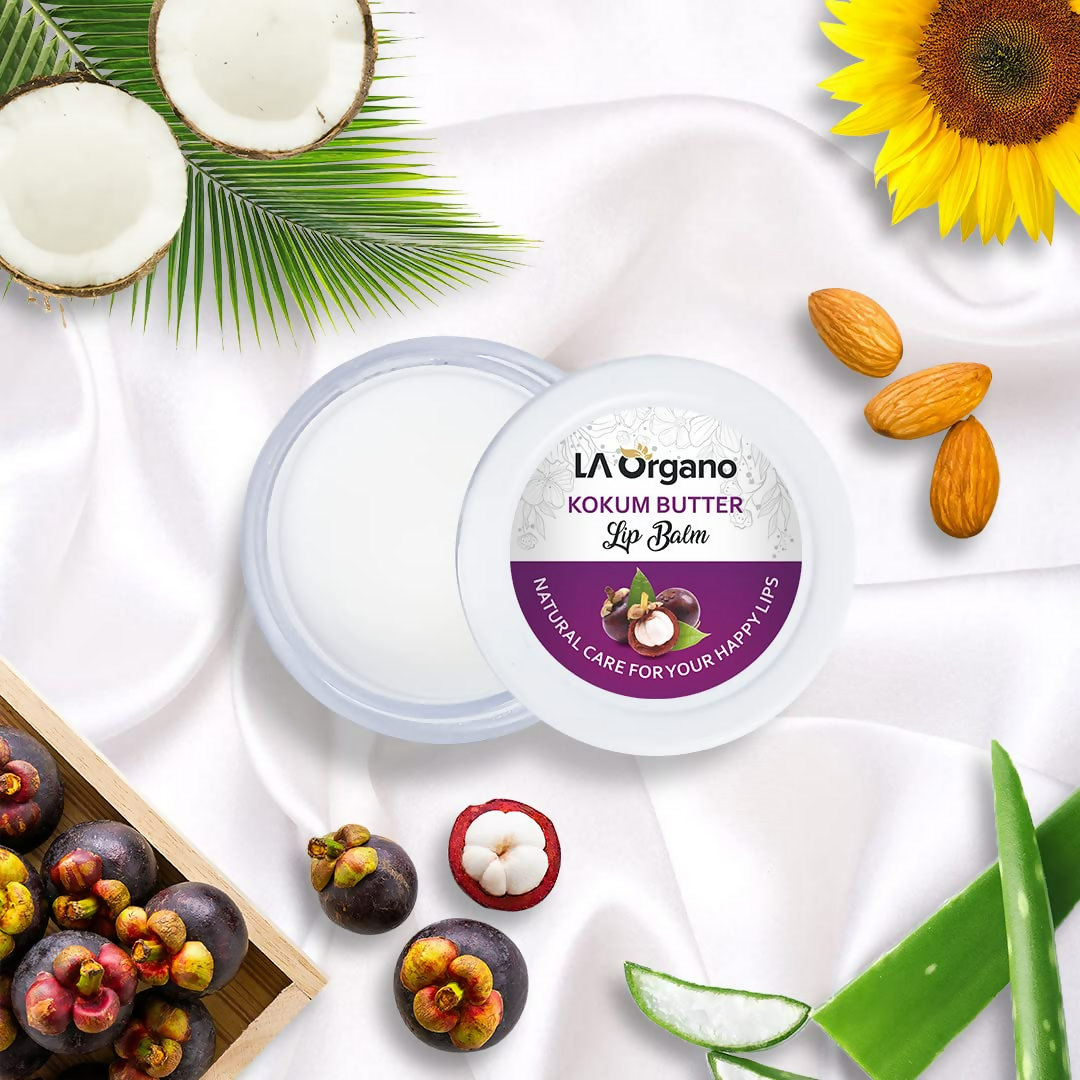 LA Organo Kokum Butter Lip Balm For Dry Chapped Lips - Distacart