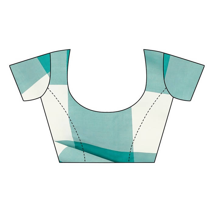 Vamika White Cotton Silk Weaving Blouses