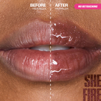 Huda Beauty Icy Nude Faux Filler Lip Gloss - She Fire