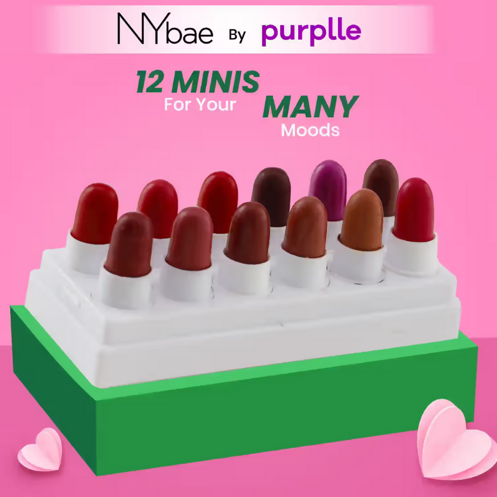 NY Bae 12 In 1 Mini Lip Kit - Everyday Empress 02 - Distacart