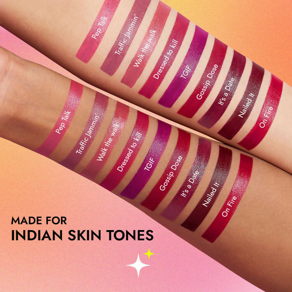 Nykaa So Creme Creamy Matte Lipstick - Bounce Back