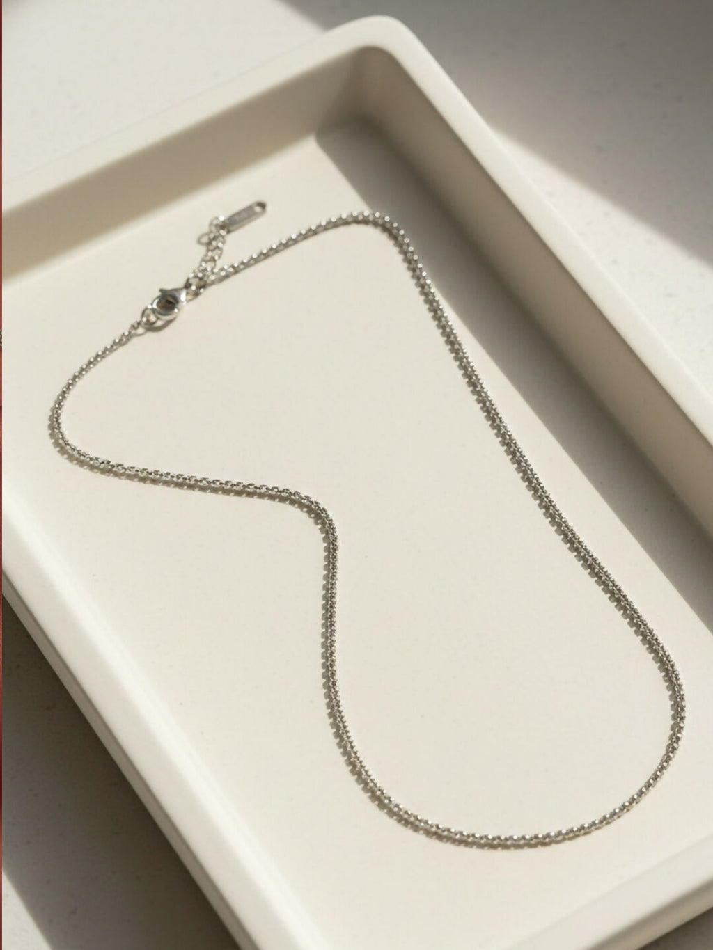 NVR Women German Silver Oxidised Chain - Distacart