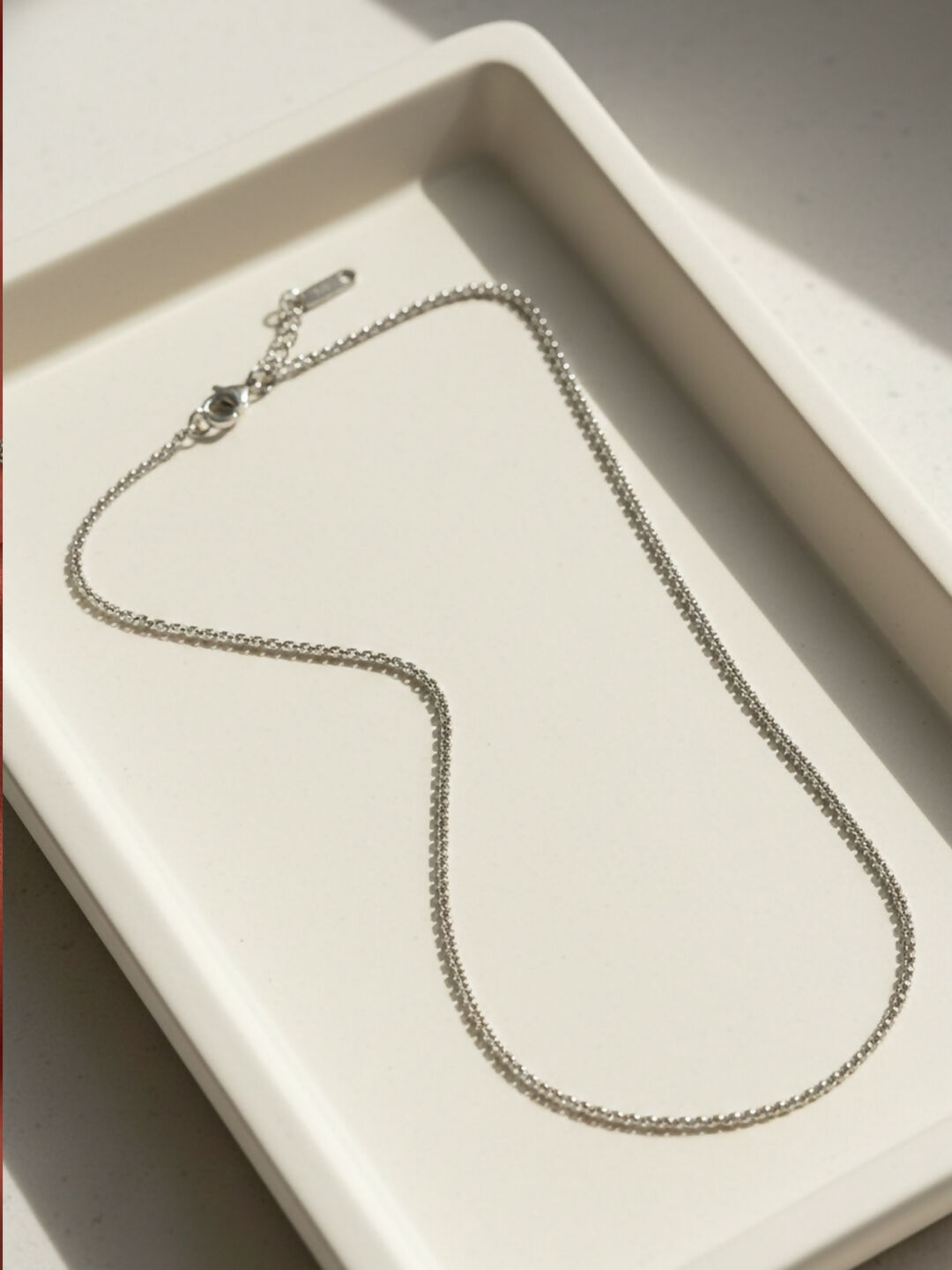 NVR Women German Silver Oxidised Chain - Distacart