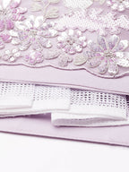 House of Panchhi Lavender Net Sequins and Zarkan embroidery Lehenga choli & Dupatta